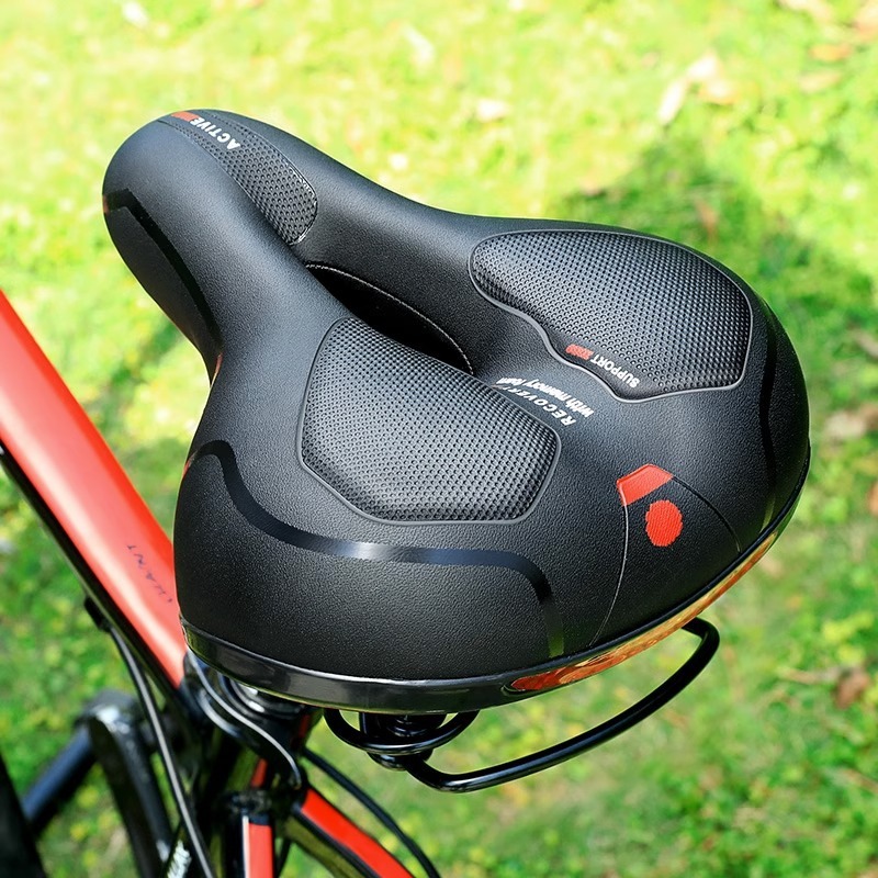 新しい自転車シートクッション、超ソフトシート、マウンテンバイクシートクッション、厚みのあるシリコンユニバーサルシート、自転車アクセサリー|undefined
