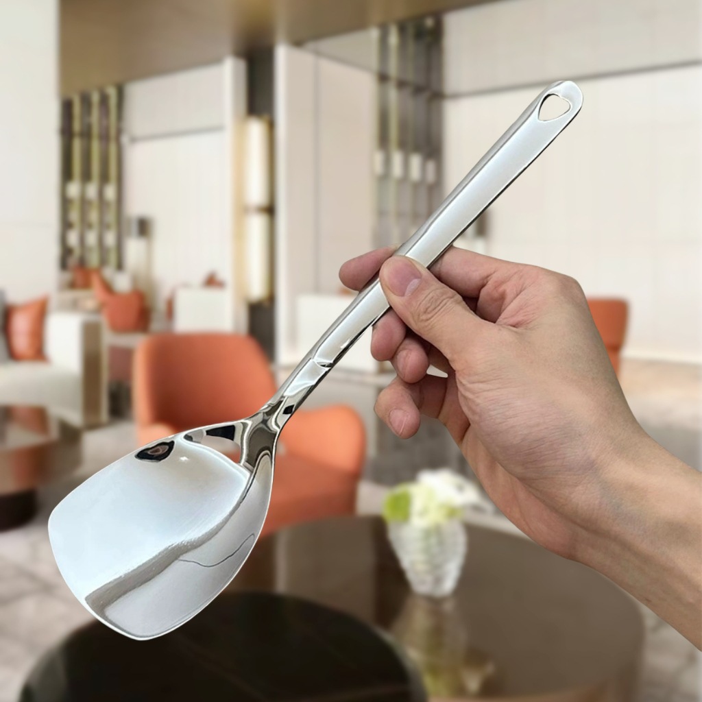 316 paleta de acero inoxidable mini hogar para niños paleta de cocina para bebés alimentos suplementarios paleta mango corto