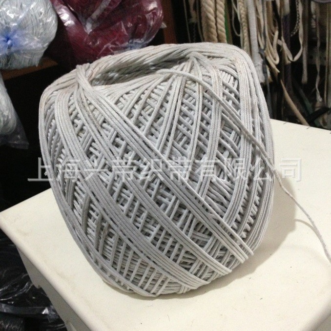 打球3mm漂白开线  楷线 嵌绳  包芯棉绳
