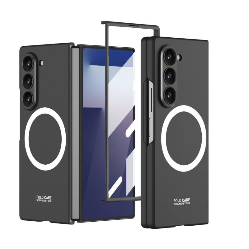 Samsung Z Fold7 携帯電話ケース、磁気ワイヤレス指紋防止充電ケース、車載折りたたみ 30% off スタックスクリーン保護カバーに適しています。|undefined