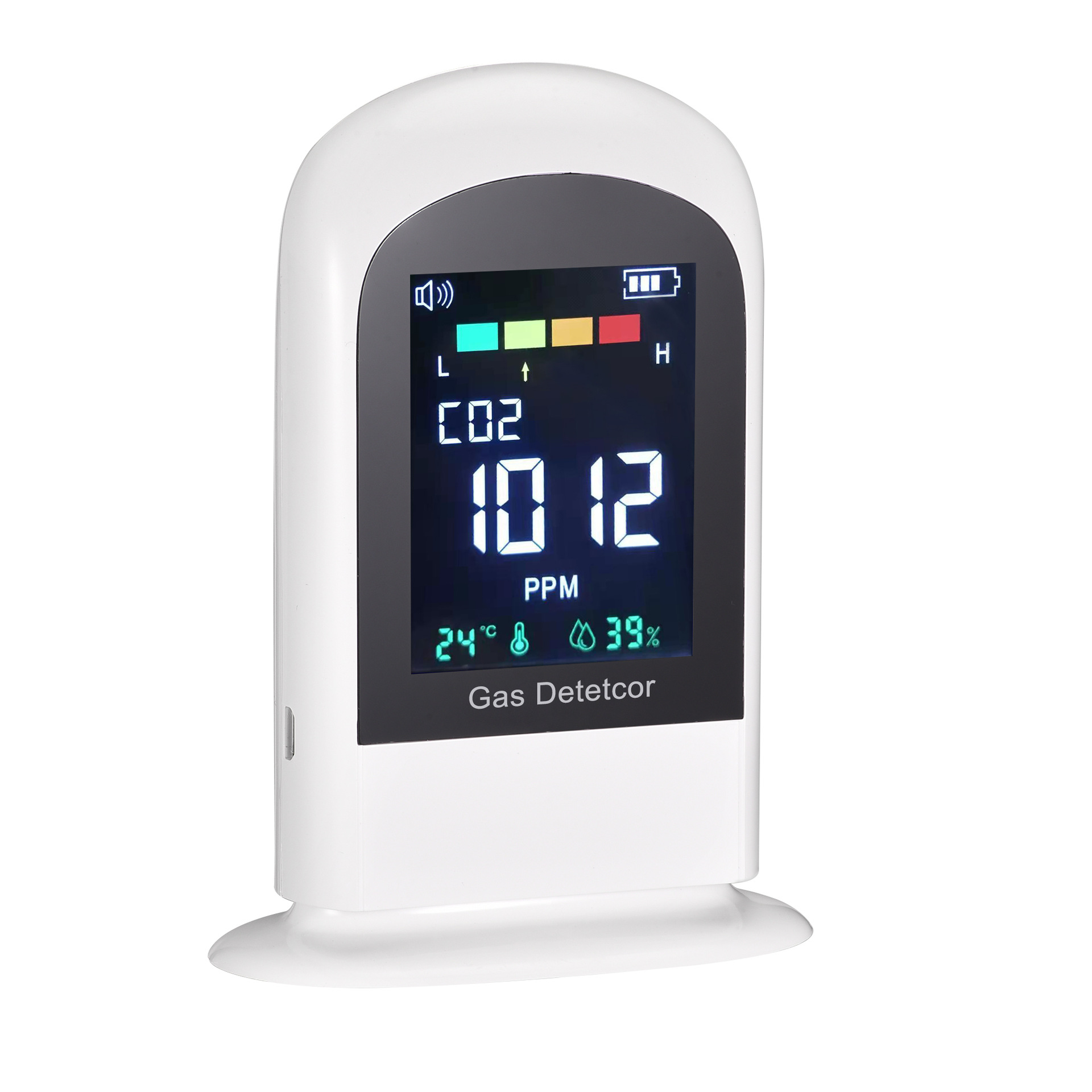 二氧化碳检测仪 室内车载便携 温湿度二氧化碳CO2检测仪 跨境