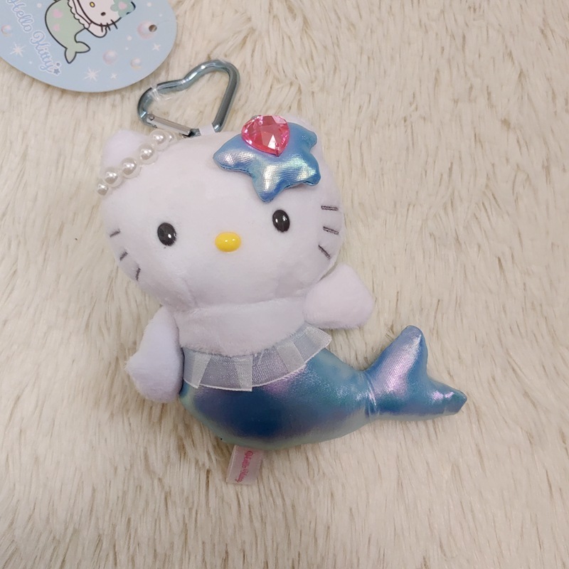 日本の猫人魚妖精ユニコーンペンダントぬいぐるみキーホルダーバッグペンダント|undefined