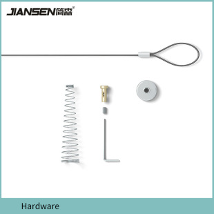 American Fence Door Spring Small Lock Accessories Fence Door Hinge Small Lock with Steel Wire Rope Separate Accessories Set