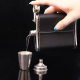 Hliquor jug 304 stainless steel Russian outdoor portable high-grade flat wine bottle metal mini small hip flask suit