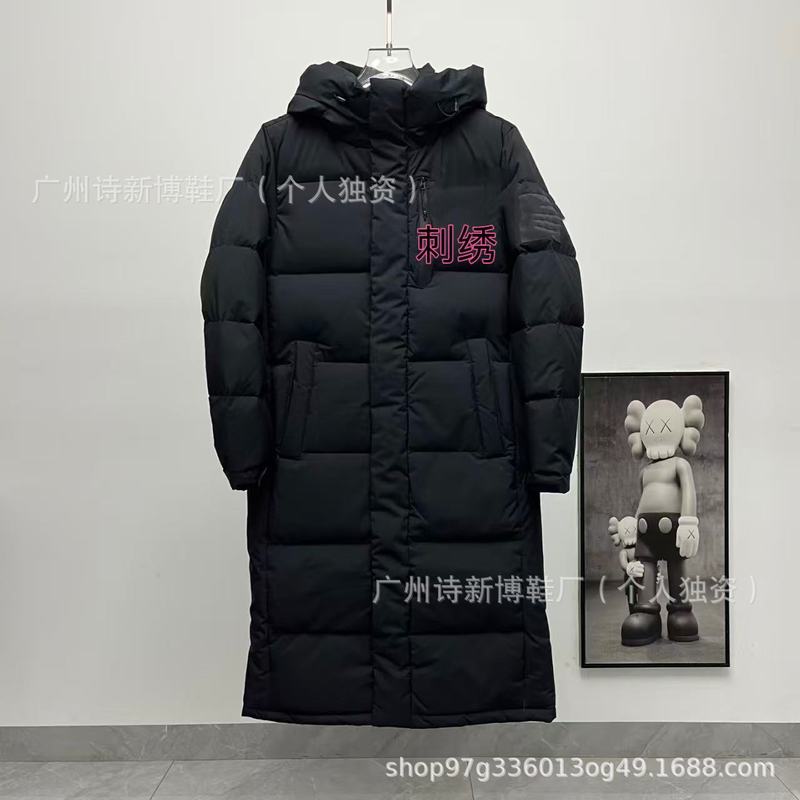 韩版北脸长款过膝男女羽绒服防寒保暖白鸭绒运动加厚外套面包服|undefined