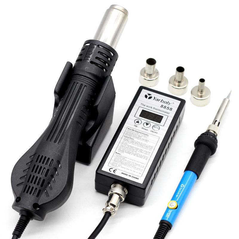 维修便携式热风枪电烙铁热风枪 数显微型智能可调温度风速拆焊台