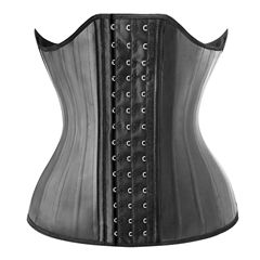 25 Steel Bone Long Chest Waist Clip Latex Girdle Belt Rubber Corset Latex Body Shaping Corset