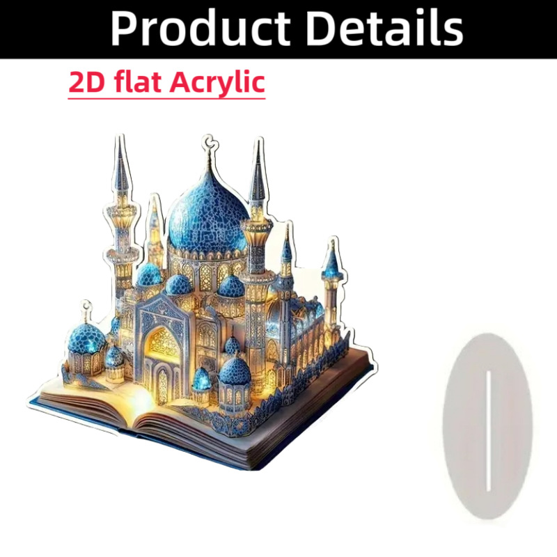 Colgar árbol acrílico de ojos malignos marca 2D hogar de escritorio de oficina emblemas arquitectura retrógrada estilo europeo nuevo pendulum image 11