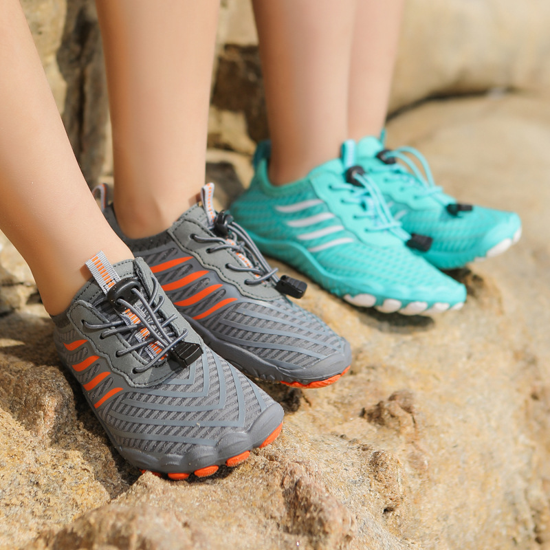 Shoes Men's Outdoor Children's Five-Finger Fitness Water Shoes Parent-Child Water Shoes Beach Shoes Barefoot Anti-Cut Diving Shoes