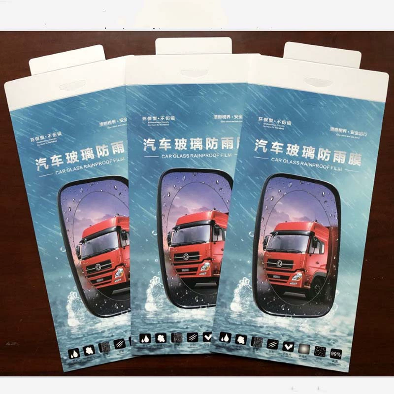 Грузовик дождевая пленка упаковочная коробка большой грузовик дождевая пленка нейтральная упаковочная коробка окна заднего вида зеркала пленка упаковка