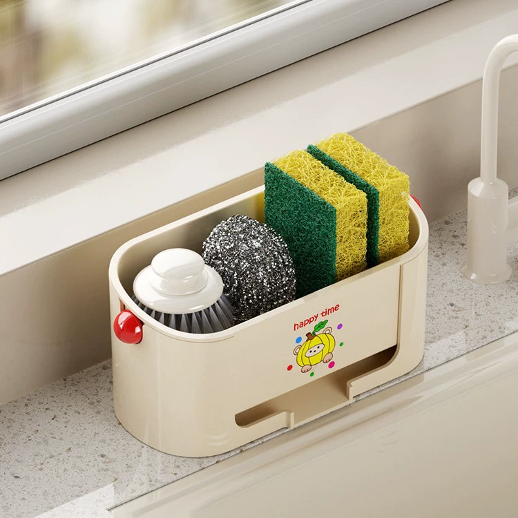 Раковина с узким сшитым слитным держатель для хранения кран полка для кухни