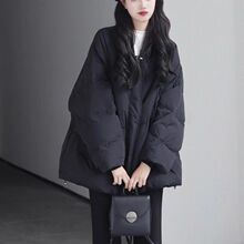 2025新款冬季短款立领棉服女时尚休闲小个子减龄加厚保暖大码外套