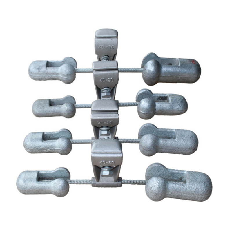 防护金具 光缆防振锤 4D预绞丝防振金具 音叉式结构 固联电力 K