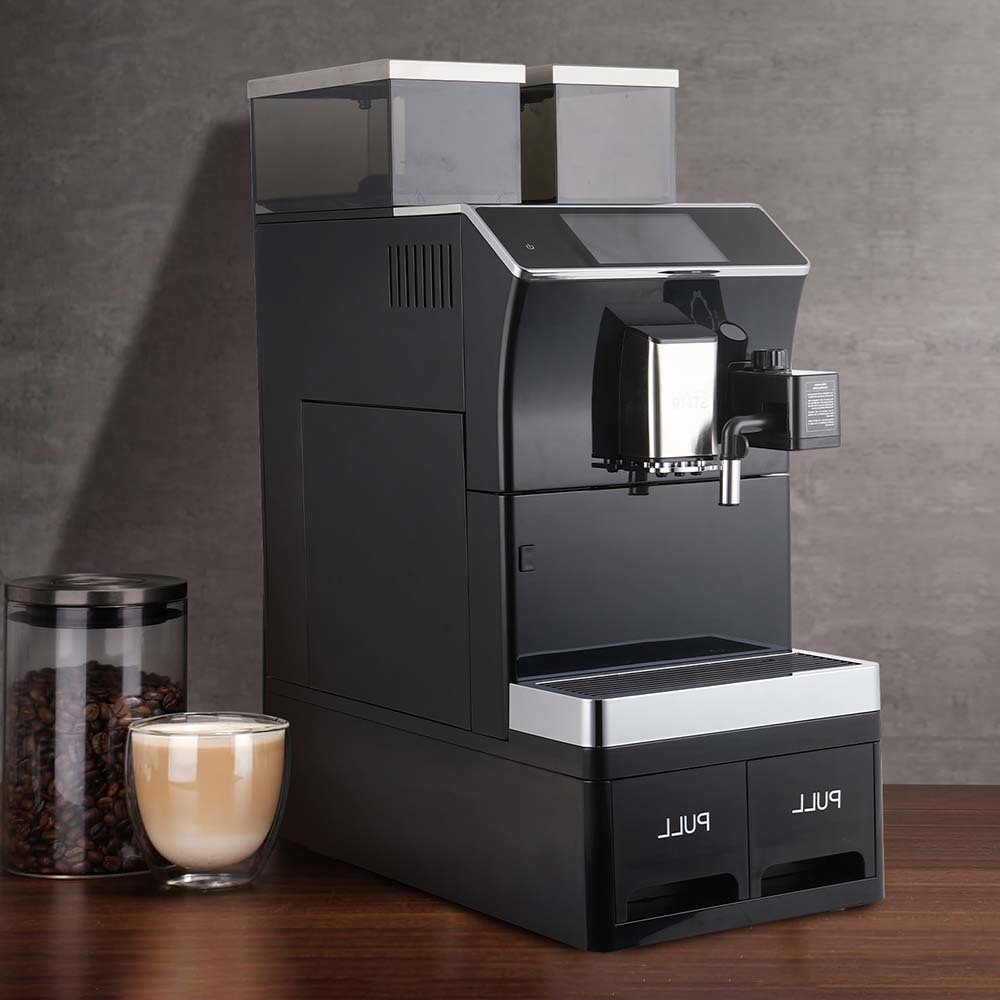 Winning Star Cross-border Business LCD pantalla automática de espuma de leche al vapor de frijoles máquina de café automática a presión