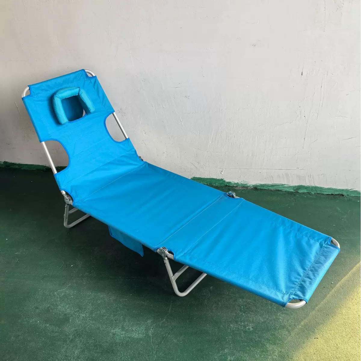 亚马逊折叠椅子便携露营折叠椅户外休闲晒背沙滩椅豪华可折叠躺椅