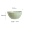 Pin milk green 7 soup bowl