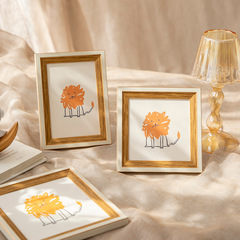 Square small picture frame table simple ins 6 inch 7 8 inch decoration table photo album frame wash photos made into a frame 