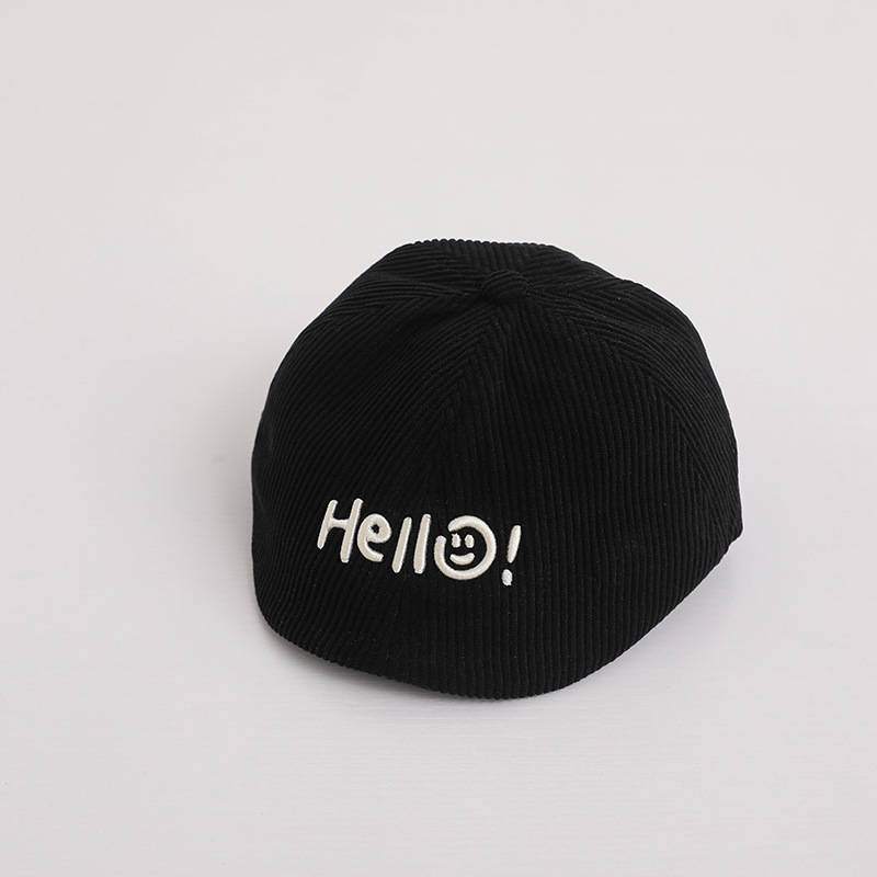 Sombreros infantiles primavera y otoño casuales versátiles boinas bebés retro sombrero de avance para niños sombreros de sombra de la tendencia