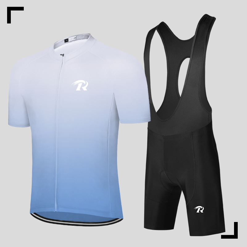 Ropa de bicicleta de mangas cortas para hombres y mujeres, ropa de bicicleta de montaña de verano, cinturón de secado rápido, pantalones de ciclismo de amortiguación, chaqueta superior