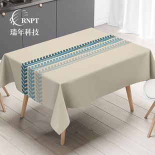 Ruian factory direct simple and elegant European simple tablecloth desk coffee table table cloth waterproof and oil-proof PVC tablecloth