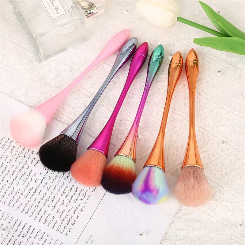 New makeup brush small waist makeup brush nail powder dust brush Internet celebrity brush nail brush loose brush blush brush