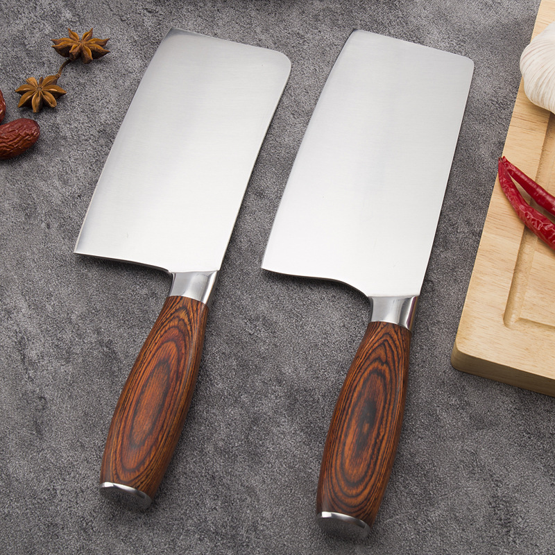 Cuchillo de frutas, mango de madera de color, cuchillo de acero inoxidable multipropósito, cuchillo de cocina afilado japonés, cuchillo de corte, cuchillo de cocina