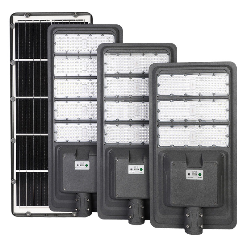 Nueva lámpara solar al aire libre hogar jardín lámpara Super brillante de alta potencia rural iluminación al aire libre impermeable inducción lámpara de calle