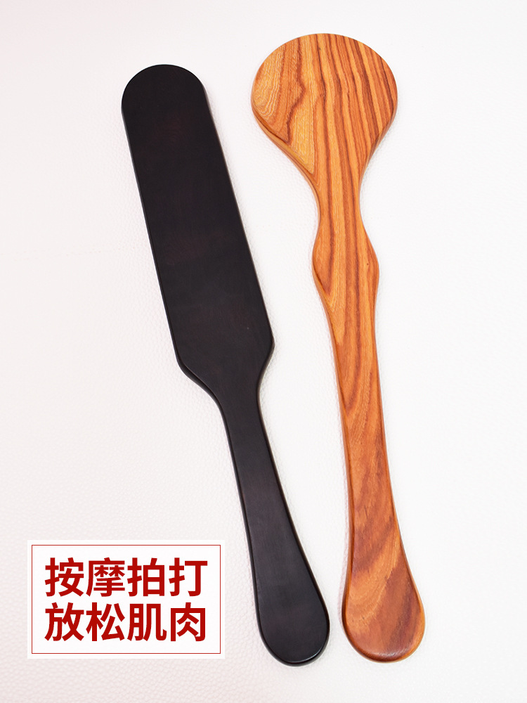 madera de alta gama palpitación de sándalo, placa de masaje de madera, masaje de meridianos, puntos de acupuntura golpeando la espalda, masaje espeso, palpitación de masaje de ocho barras de masaje virtuosas
