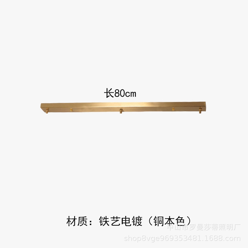 Disco largo, disco, caja de ventosa, accesorios, oro negro, candelabro de restaurante de tres cabezas y cuatro cabezas, lámparas de iluminación especiales, hardware