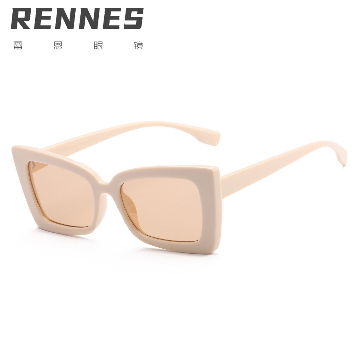 2021 Nuevas gafas de sol coreanas Gafas de sol transfronterizas europeas y americanas Caja de mujer Gafas de sol personalizadas de moda personalizadas 98056