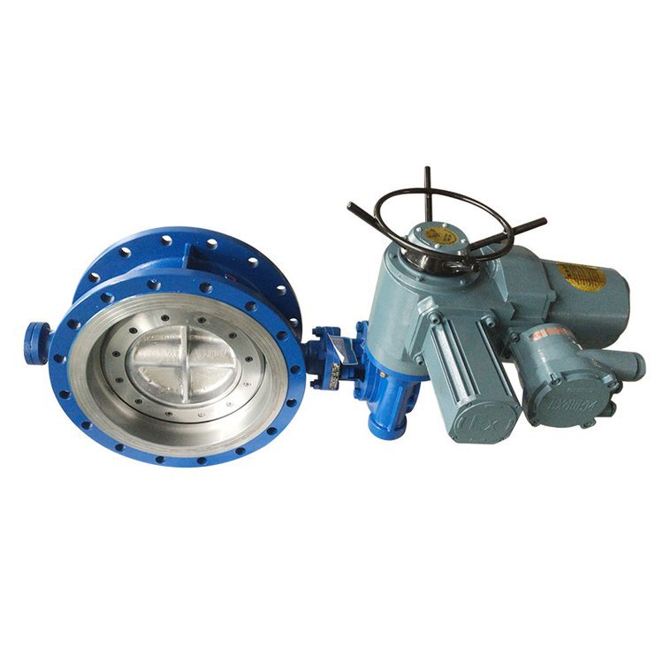 电动三偏心硬密封法兰蝶阀 D943H-16P 不锈钢电动蝶阀开关调节型