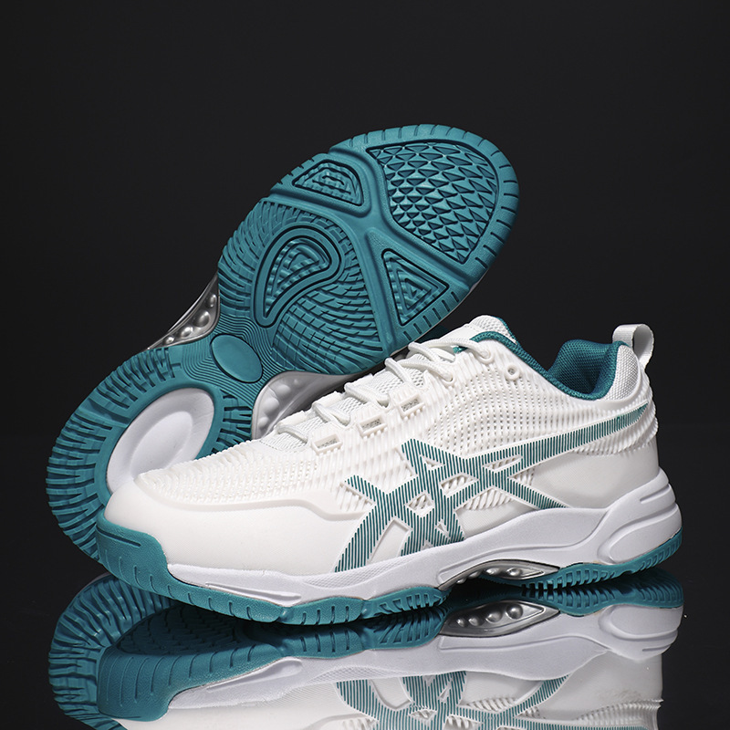 Professional Competition Training Badminton Shoes for Men and Women Outdoor Sports Rubber Sole Non-Slip Breathable Tennis Shoes Table Tennis Shoes