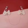 Beige Butterfly Breast Clip