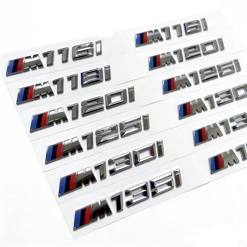 BMW 1 Series emblem modification: M emblem for 140i/118i/M120i/125I/135I/128I, side, front, and rear decals