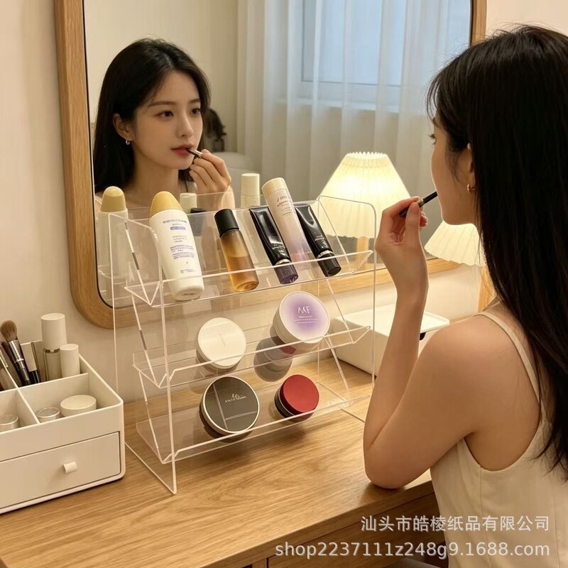 Multi-Layer Transparent Acrylic Cosmetics Storage Rack Desktop Storage Rack Beauty Salon Storage Box Bracelet Jewelry Multi-Layer Transparent Acrylic Cosmetics Storage Rack Desktop Storage Rack Beauty Salon Storage Box Bracelet Jewelry