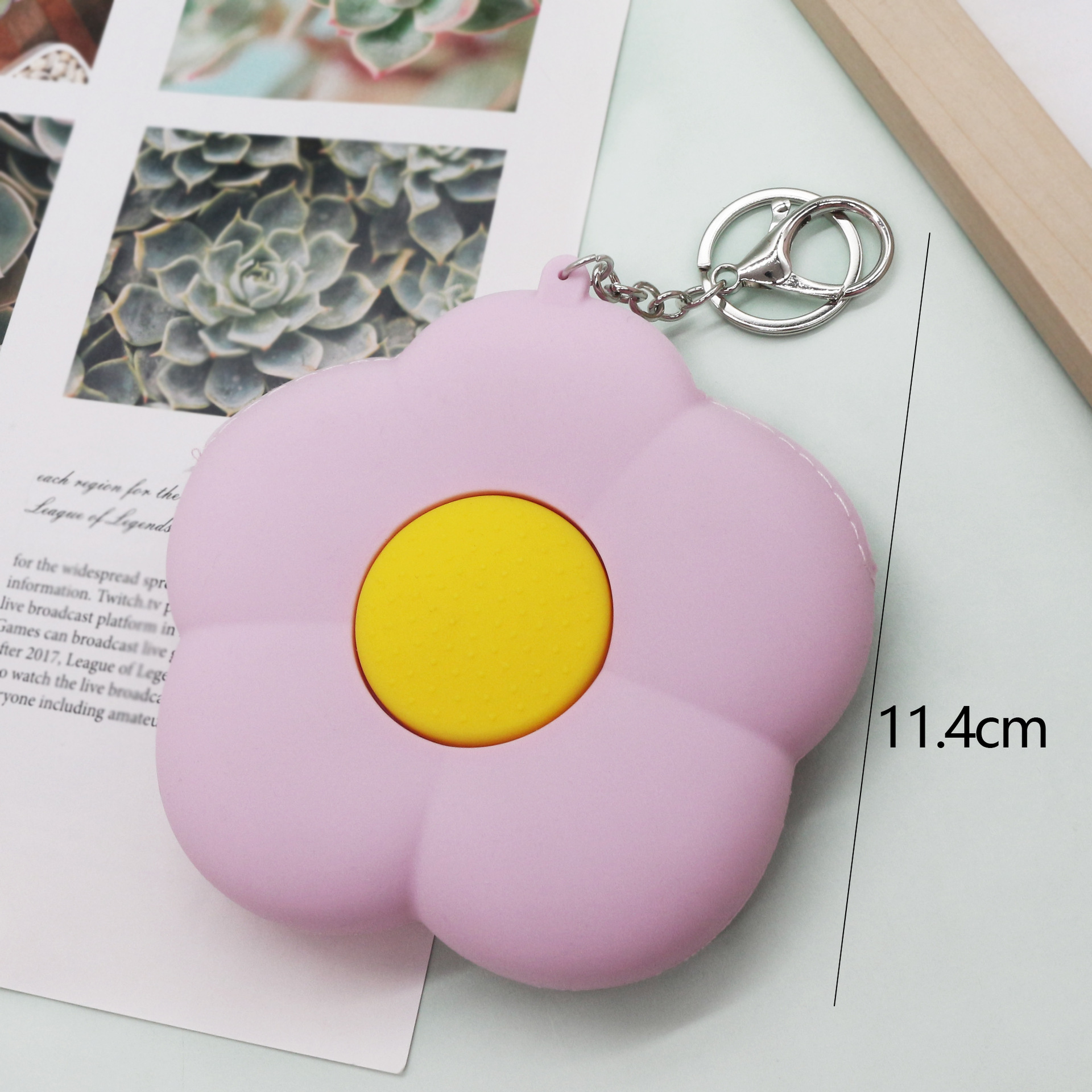 2025 nueva flor bolsa de cambio de silicona mini dibujos animados lindos billetera con cremallera pequeña bolsa de monedas de estudiantes auriculares