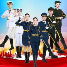 国旗班服装军鼓乐队升旗手礼服套装中学男女生仪仗队合唱团演出服
