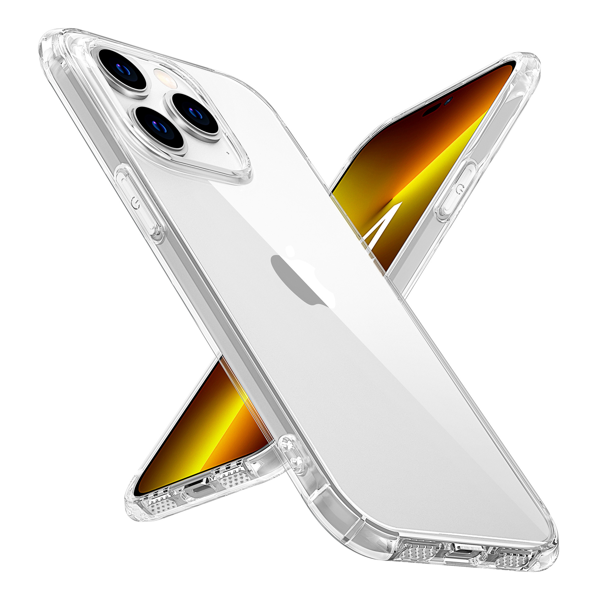 跨境iphone14手机壳批发苹果14pro硅胶壳适用新款ip14max透明软壳
