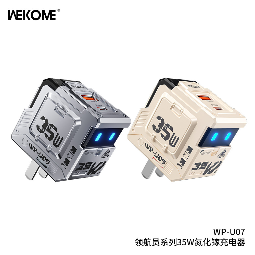 WEKOME Navigator 35W Nitruro de galio PD QC Cargador plegable WP-U07 del cabezal de carga del robot estándar