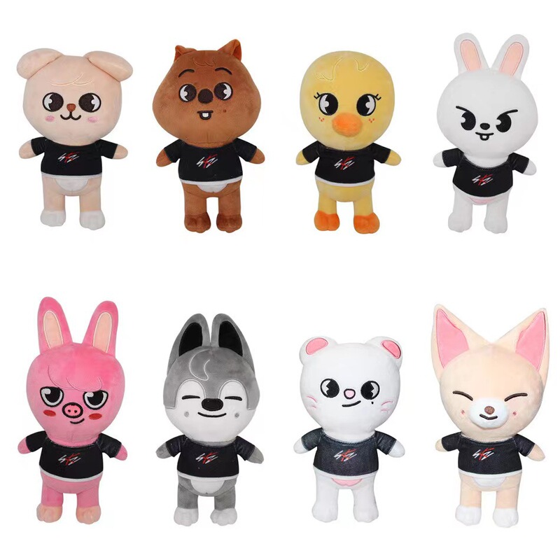 Spot Cross-Border New Skzoo Doll Plush Toy Stray Kids Leeknow Hyunjin Gift Spot Cross-Border New Skzoo Doll Plush Toy Stray Kids Leeknow Hyunjin Gift
