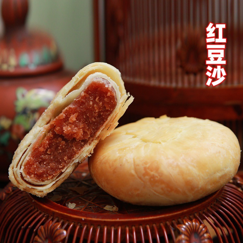 【整箱4斤】老五仁酥皮月饼苏式散装多口味手工中秋月饼黑芝麻|undefined