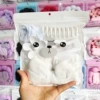White headband, hairgrip, set, 16 pieces