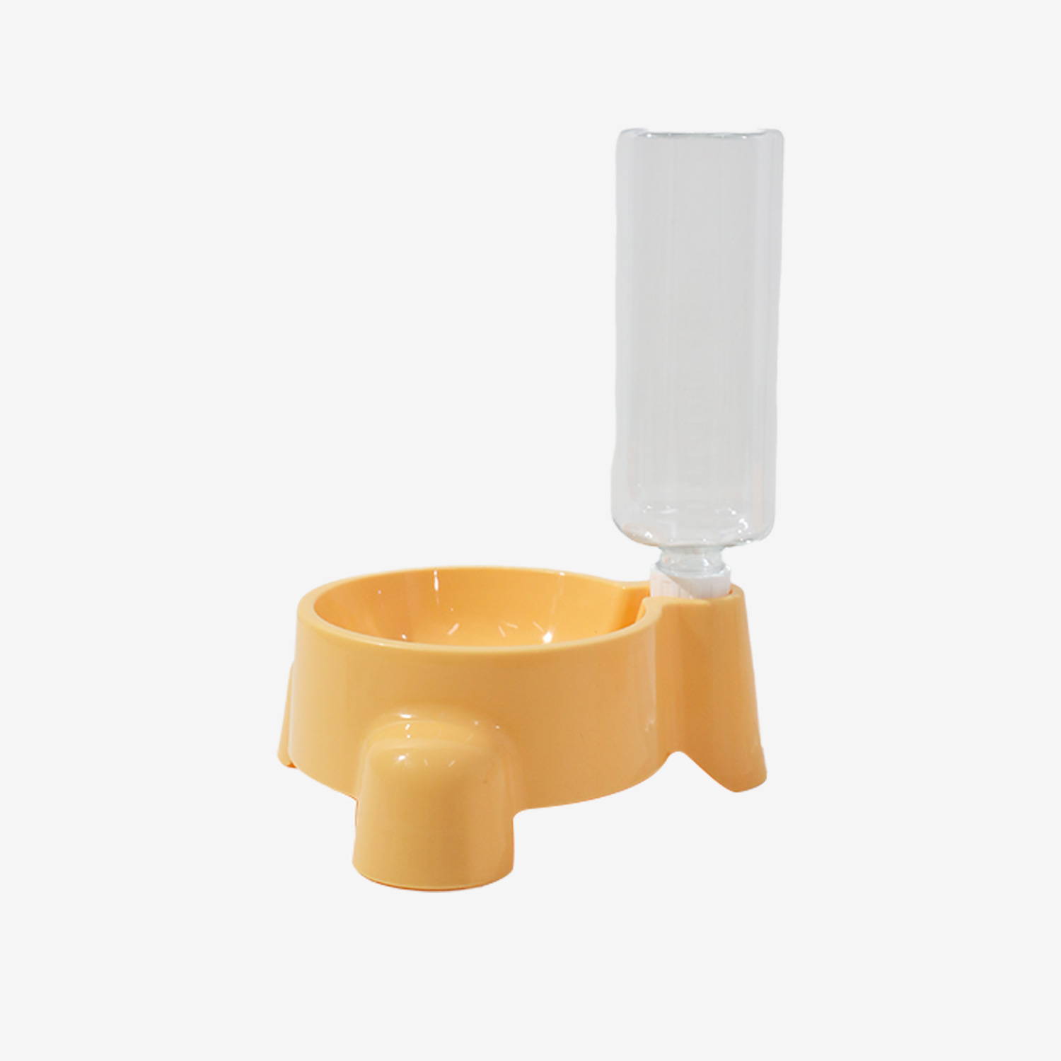 Cuenco para gatos para mascotas Pipitao Bolsas originales con botella de agua para beber Tazón individual Suministros para gatos Tazón individual para beber