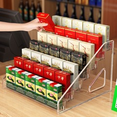 タバコと酒の収納箱のコンビニのスーパーの多機能はたばこのガムの小さい棚の透明なアクリルの展示棚を入れます。