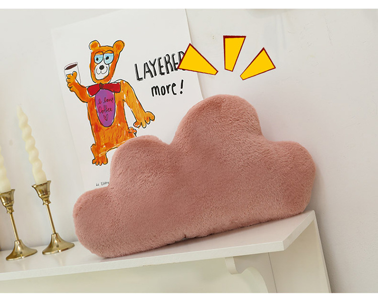 Ins-Style Nordic Home Cloud Pillow, Girly Gift, Star and Moon Bay Window Doll Cushion, Nap Pillow
