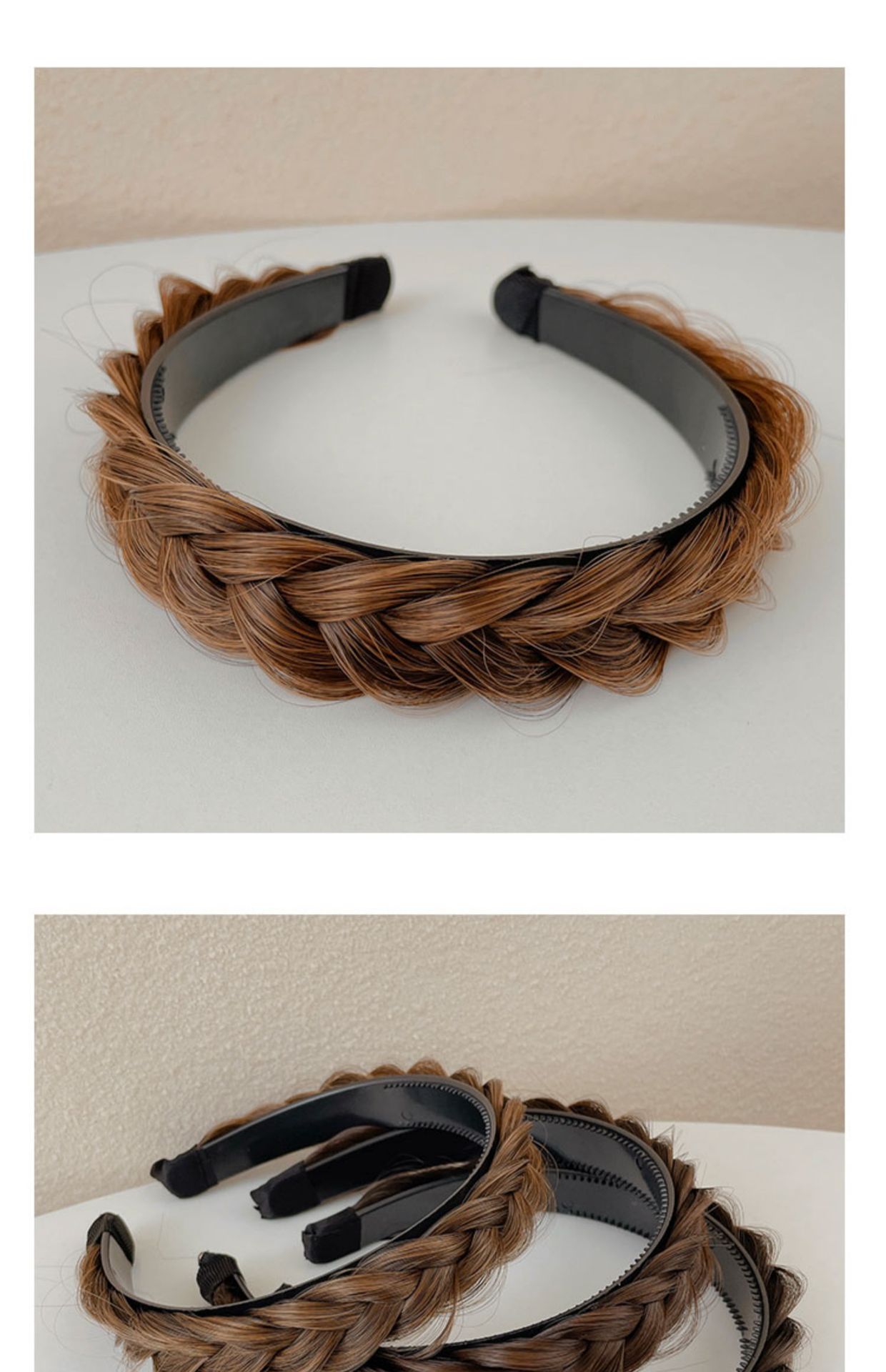 168g Weight Hair Band Hair Accessories Type 1 Piece Quantity Holiday Occasion Synthetics Material Solid Color Pattern Women'S Gender Fashion Style Fashion Solid Color Synthetics Hair Band 1 Piece 5