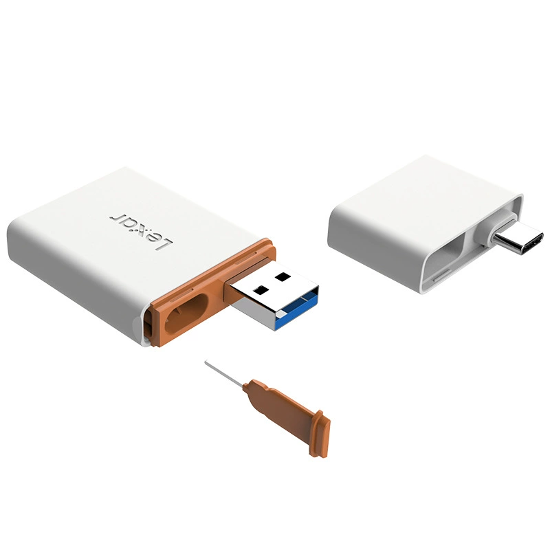 Кард-ридер Lexar RW350 USB 3.1 высокоскоростной двухинтерфейсный универсальный для мобильного телефона NM карта памяти