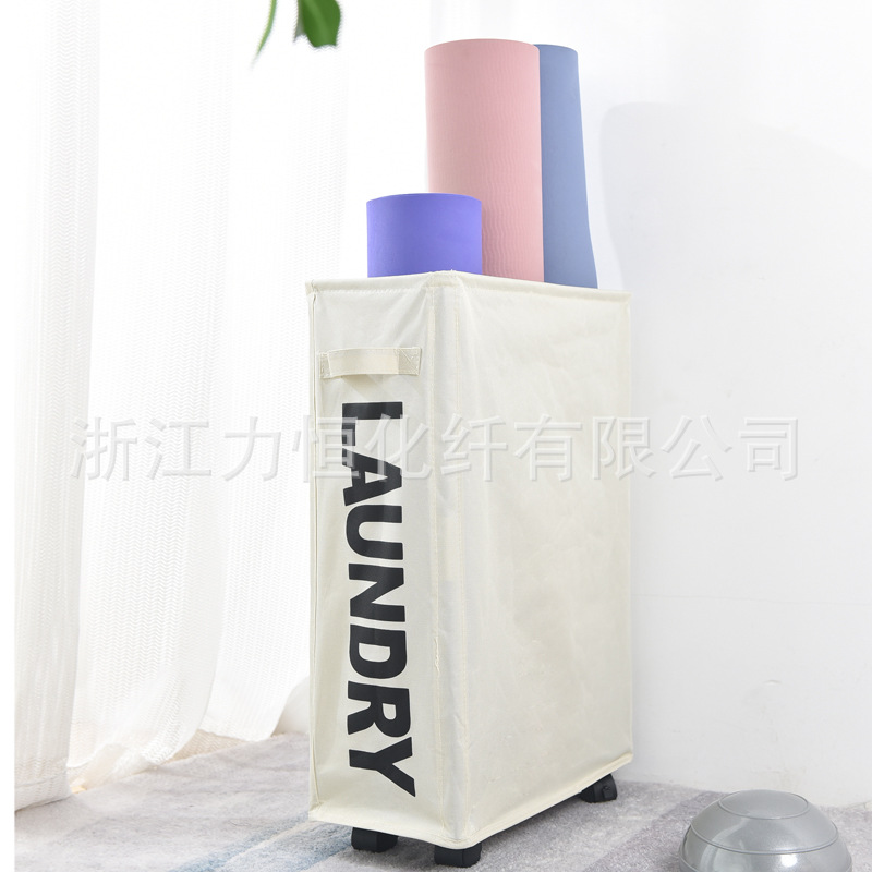 Cesta de lavandería de tela ropa de una sola rejilla caja de almacenamiento de artículos diversos bolsa de almacenamiento de malla suministros para el hogar cesta de lavandería