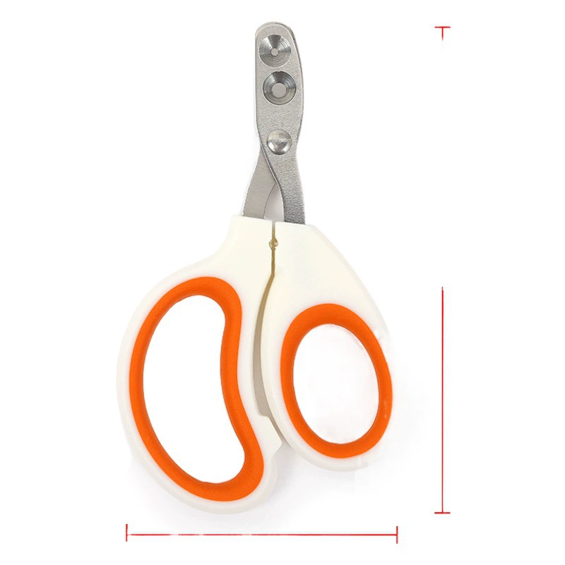 Машинки для стрижки когтей для кошек и собак, лезвия с двойными отверстиями, маленькие машинки для слепых, уход за домашними животными, маникюрные принадлежности из нержавеющей стали оптом