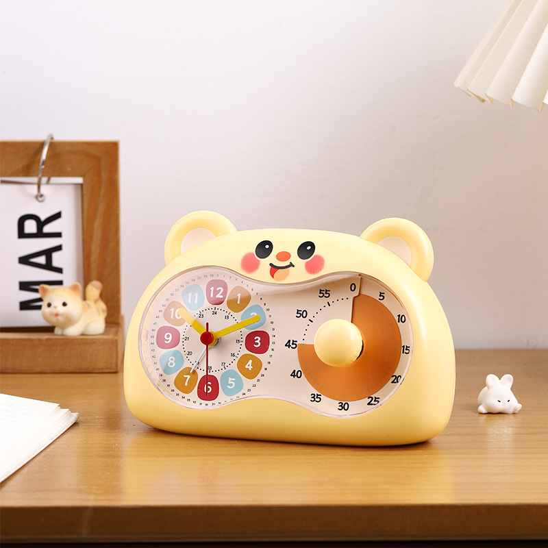 Smart Small Alarm Clock for Primary School Students, Special Wake-Up Gadget for Children, Cute Cartoon Multifunctional Alarm Clock for Girls